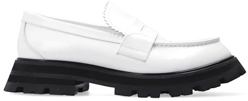 (Women) Alexander McQueen Wander Loafer 'White Black' 666328WHZ809358 (Women) Alexander McQueen Wander Loafer 'White Black' 666328WHZ809358