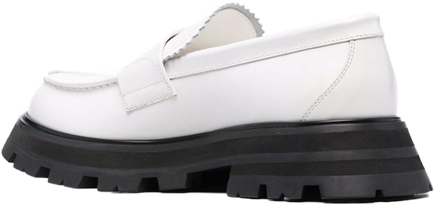 (Women) Alexander McQueen Wander Loafer 'White Black' 666328WHZ809358 Lookbook (Women) Alexander McQueen Wander Loafer 'White Black' 666328WHZ809358