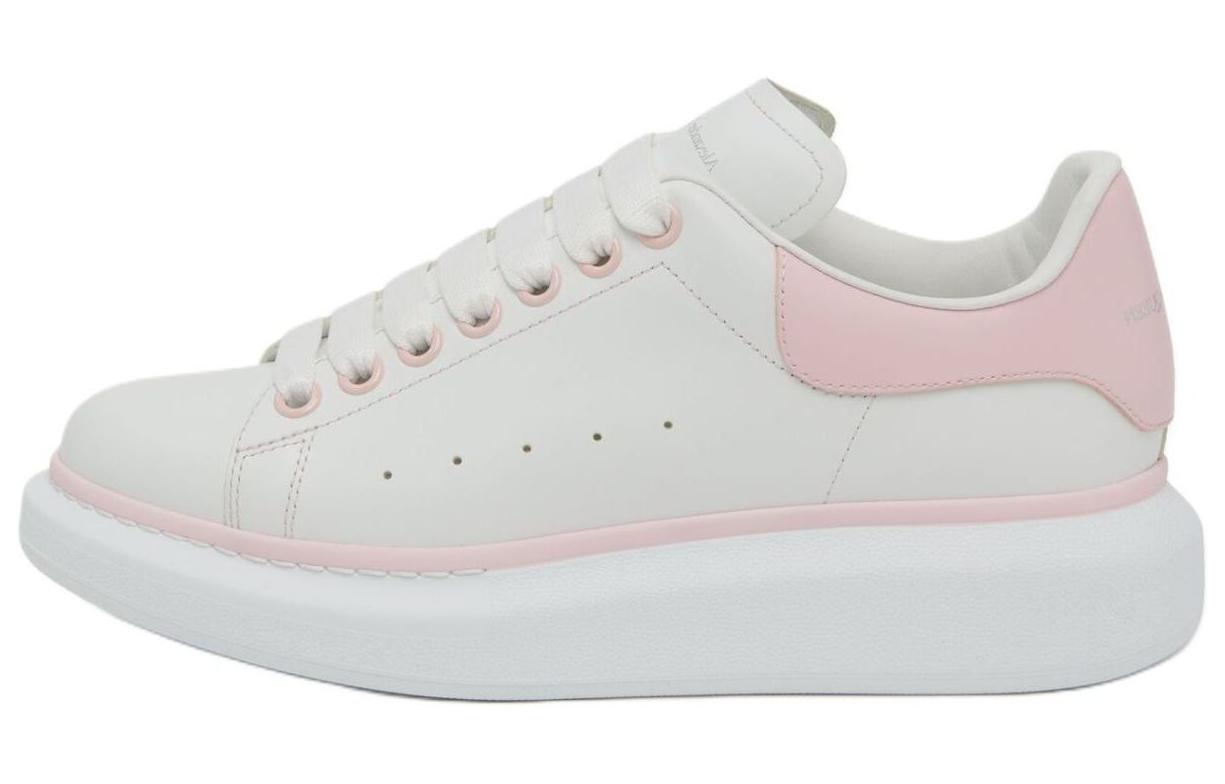 (Women) Alexander McQueen Wedge Sole Sneakers 'White and Ice Pink' 718139WIEEP8761