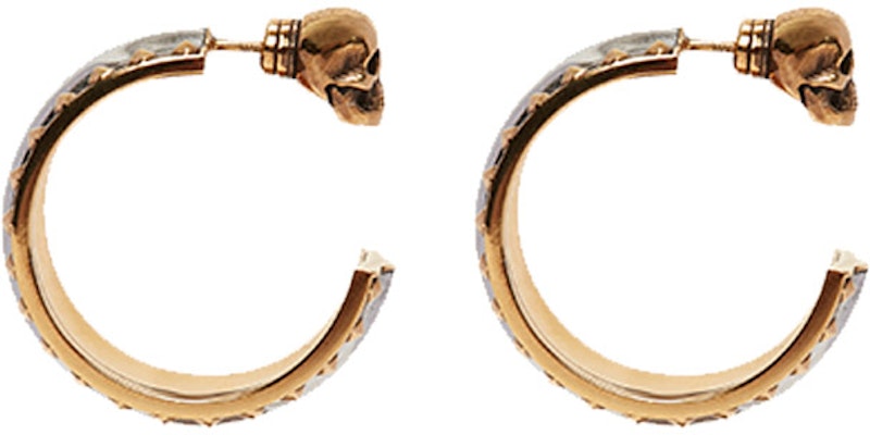 (W) Pendientes de Calavera de Latón Amarillo Alexander McQueen. 677694J160Z1334 Lookbook (W) Pendientes de Calavera de Latón Amarillo Alexander McQueen. 677694J160Z1334