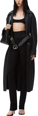 (Women) Alexander Wang Black Bootcut Pants with Logo Waistband Casual Look. 1KC1244050-001 Lookbook (Women) Alexander Wang Black Bootcut Pants with Logo Waistband Casual Look. 1KC1244050-001