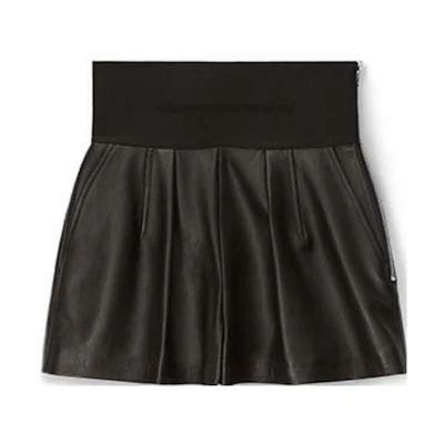 (Women) Alexander Wang Black High-Waisted Casual Shorts. 1WC3234630001