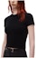 Buy (Women) Alexander Wang Black Jacquard Knit Short Sleeve Crewneck T-Shirt SS24 4CC1241426-BLACK