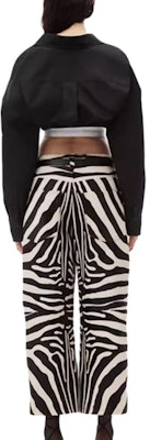 (Women) Alexander Wang Black Layered Knit Cropped Long-Sleeve Shirt 4WC4231417-001 Shop (Women) Alexander Wang Black Layered Knit Cropped Long-Sleeve Shirt 4WC4231417-001