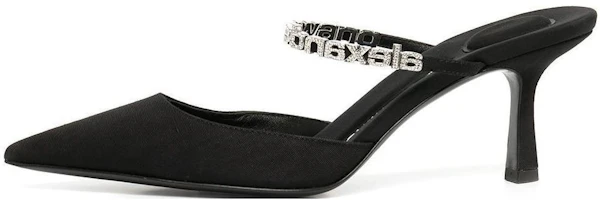 (Women) Alexander Wang 'Black Leather Open-Toe Fashion Sandals' 30123P003001 (Women) Alexander Wang 'Black Leather Open-Toe Fashion Sandals' 30123P003001
