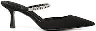 Order (W) Alexander Wang 'Sandal Fesyen Kulit Hitam Terbuka' 30123P003001