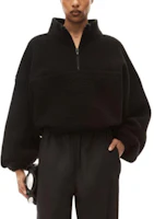 Details for (W) 亞歷山大王 黑色Logo印花鬆緊束口運動長褲 4WC3234378-001