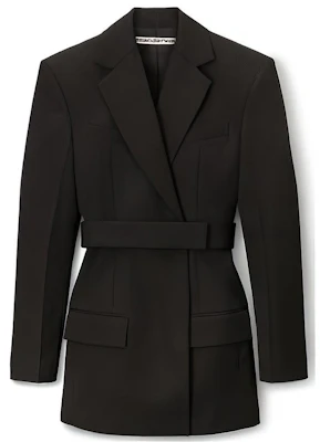 (Women) Alexander Wang Black Long Sleeve Belted Mini Dress 1WC3236580-001 Buy (Women) Alexander Wang Black Long Sleeve Belted Mini Dress 1WC3236580-001