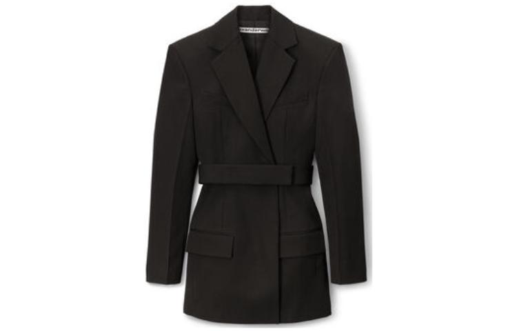 (Women) Alexander Wang  Black Long Sleeve Belted Mini Dress 1WC3236580-001 圖 2