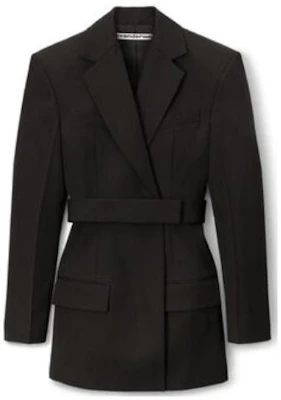 (Women) Alexander Wang Black Long Sleeve Belted Mini Dress 1WC3236580-001 Order (Women) Alexander Wang Black Long Sleeve Belted Mini Dress 1WC3236580-001