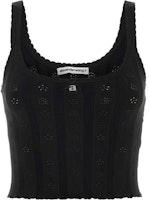 (Women) Alexander Wang Black Long Sleeve Starfish Off-Shoulder Top. 4KC3231023-001 (Women) Alexander Wang Black Long Sleeve Starfish Off-Shoulder Top. 4KC3231023-001