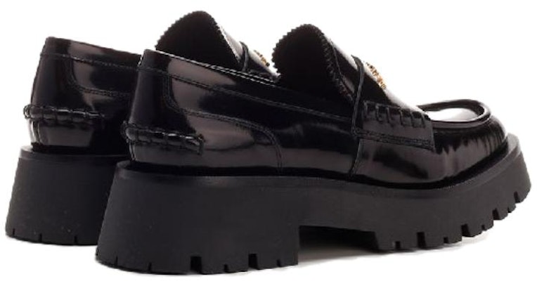 (W) Alexander Wang 'Loafer Kulit Hak Sedang Rumbai Hitam' 30122F028001 Shop (W) Alexander Wang 'Loafer Kulit Hak Sedang Rumbai Hitam' 30122F028001