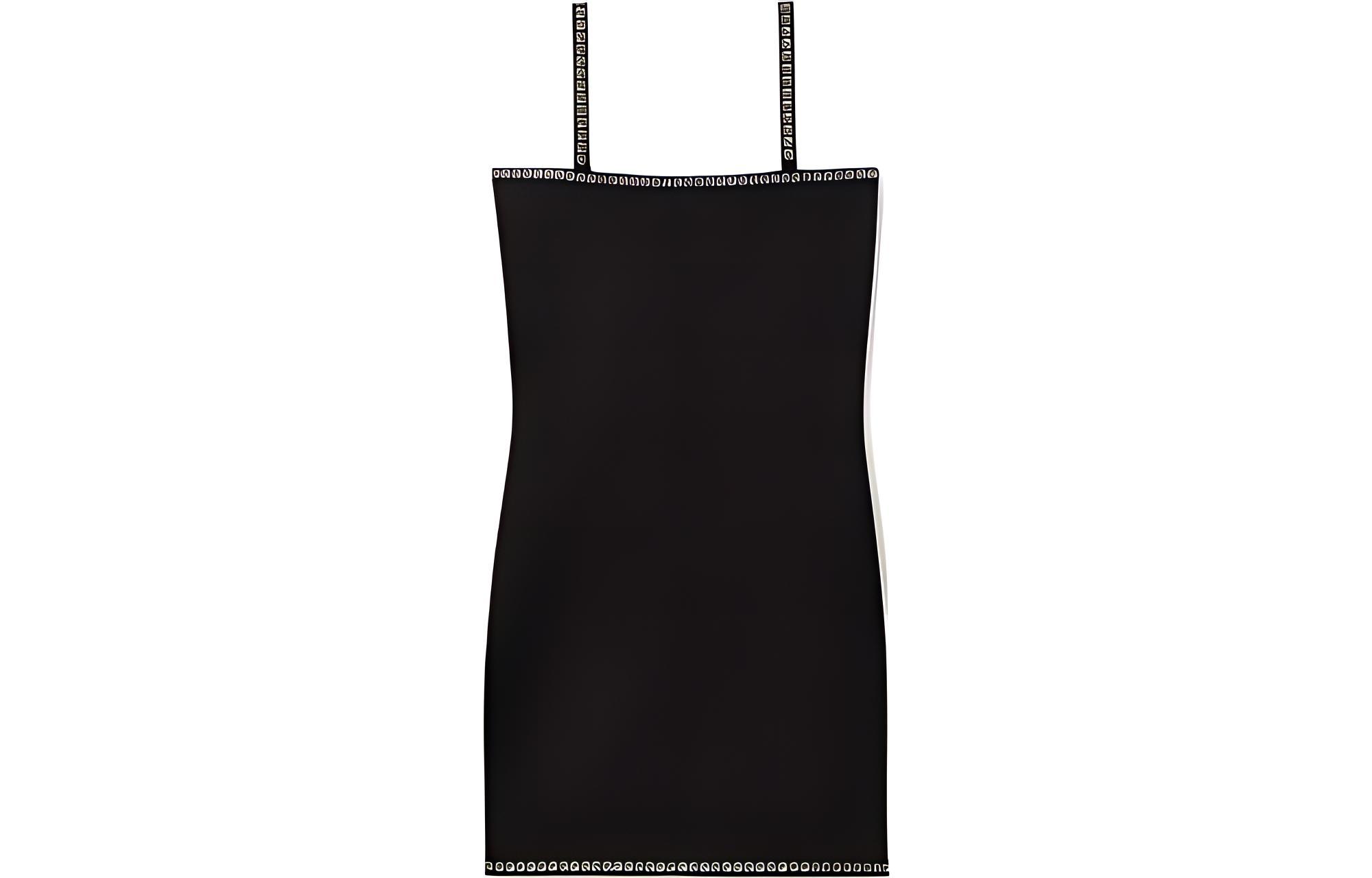 (Women) Alexander Wang  Black Sleeveless Bodycon Dress with Double Straps. 1KC2236005-001
