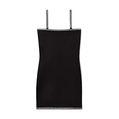 (Women) Alexander Wang Black Sleeveless Bodycon Dress with Double Straps. 1KC2236005-001