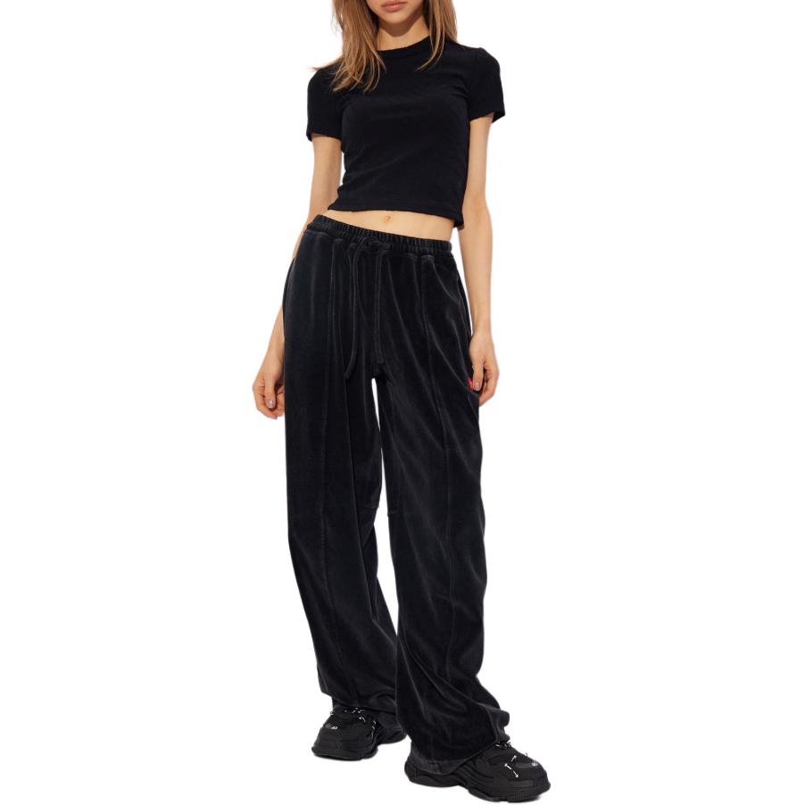 (Women) Alexander Wang  Black Slim Fit Crew Neck Short Sleeve T-Shirt 4CC1241426-001 圖 4