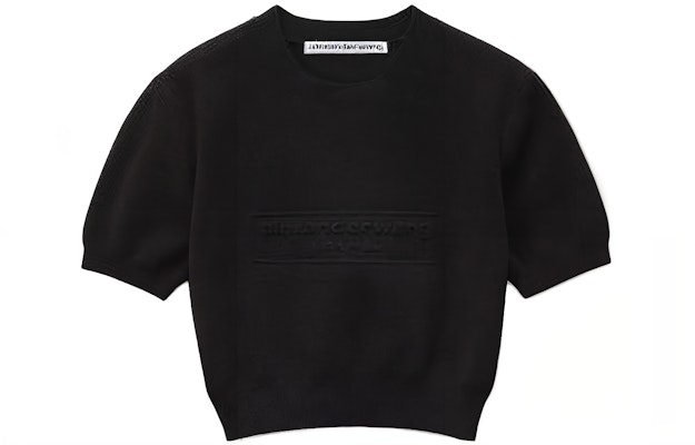 (W) Alexander Wang 黑色修身圓領短袖T恤 1KC3231037-001 Order (W) Alexander Wang 黑色修身圓領短袖T恤 1KC3231037-001