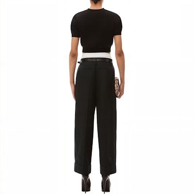 (W) Alexander Wang 黑色修身圓領短袖T恤 1KC3231037-001 Shop (W) Alexander Wang 黑色修身圓領短袖T恤 1KC3231037-001