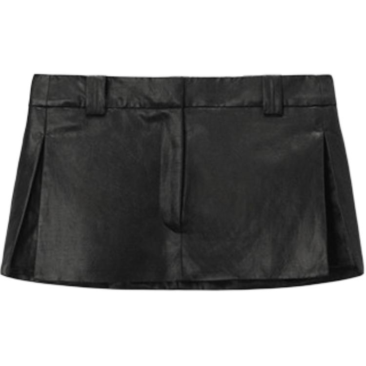 (Women) Alexander Wang  Black Slim Fit Side Slit Casual Shorts 1WC3244737001 圖 2