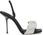 (W) Alexander Wang 'Kasut Tumit Tinggi Hitam Bersegi Reka Bentuk Fashion' 31421S057001