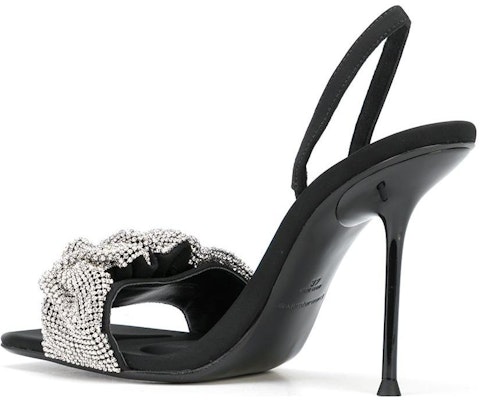 (Women) Alexander Wang 'Black Square Toe Slim High Heel Fashion Slide' 31421S057001 Lookbook (Women) Alexander Wang 'Black Square Toe Slim High Heel Fashion Slide' 31421S057001