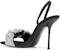 (W) Alexander Wang 'Kasut Tumit Tinggi Hitam Bersegi Reka Bentuk Fashion' 31421S057001