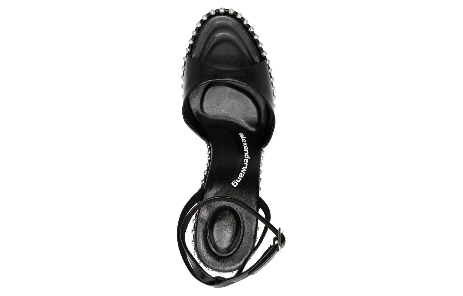 (W) Alexander Wang 'Black Strappy Sandals' 圖 4