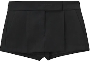 (Women) Alexander Wang Black Tailored Wool Mini Skirt Shorts 1WC3235272-001 (Women) Alexander Wang Black Tailored Wool Mini Skirt Shorts 1WC3235272-001