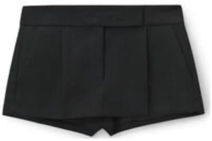 Order (W) Alexander Wang 黑色羊毛剪裁迷你裙短褲 1WC3235272-001