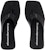 (W) Alexander Wang 'Selipar Rata Hitam Tenun Bergaya Thong' 30321S013001