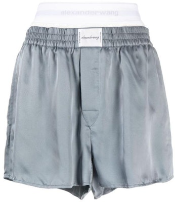 (W) Alexander Wang Seluar Pendek Kasual Longgar Logo Biru Elastik Pinggang. 4WC1244356-460A Buy (W) Alexander Wang Seluar Pendek Kasual Longgar Logo Biru Elastik Pinggang. 4WC1244356-460A