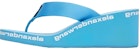 (W) Alexander Wang 'Selipar Nylon Tumit Serong Biru' 30321S019448