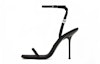 Buy (W) Alexander Wang 'Sandal Fesyen Hujung Petak Gelang Hitam' 30221S009001
