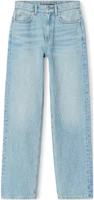 (Women) Alexander Wang Clean Loose Zipper Jeans Blue. 4DC42341584-71A (Women) Alexander Wang Clean Loose Zipper Jeans Blue. 4DC42341584-71A