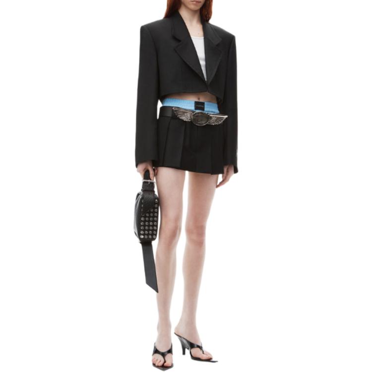 (Women) Alexander Wang  Colorblock Elastic Shorts Black 1WC3244738001 圖 3