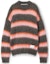 Order (W) 亚历山大王拼色条纹毛茸茸圆领毛衣多色 1KC4231036-080