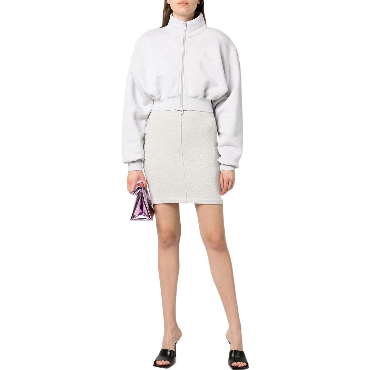 Lookbook (Women) Alexander Wang  Cropped Gray Sports Jacket 1CC3222395-050