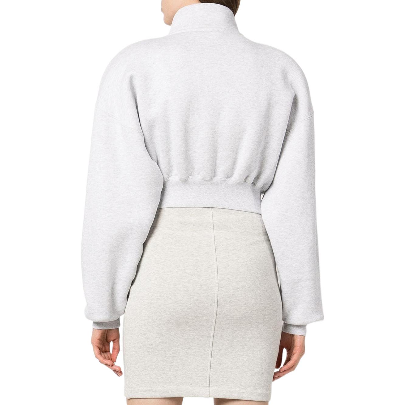 Purchase (Women) Alexander Wang  Cropped Gray Sports Jacket 1CC3222395-050