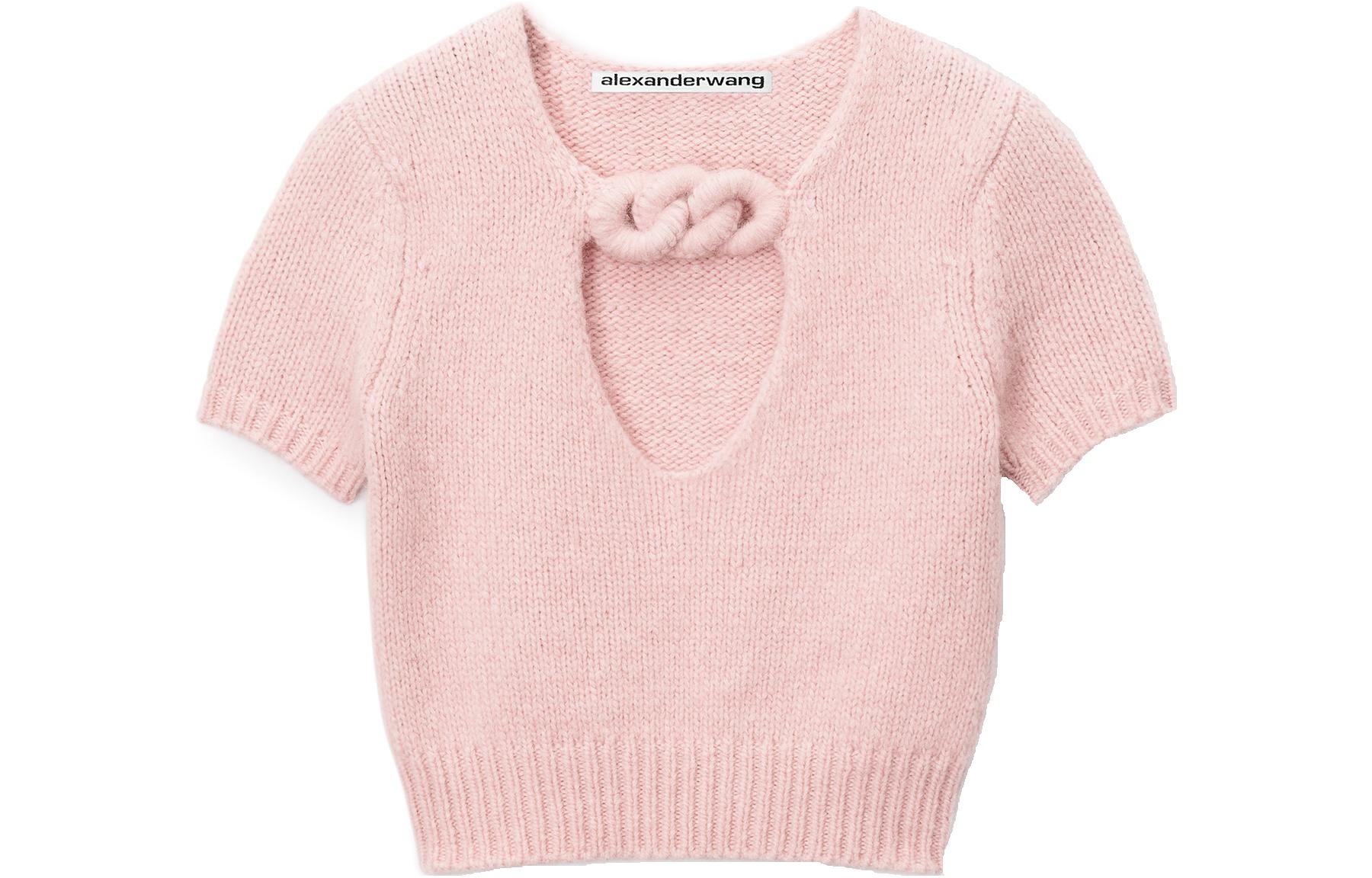 Order (W) 亚历山大王弹力针织短袖休闲T恤。 1KC4231013-682