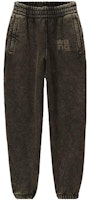 (Women) Alexander Wang Elastic Waist Logo Print Jogger Pants - Army Green. 4CC3234385-305 (Women) Alexander Wang Elastic Waist Logo Print Jogger Pants - Army Green. 4CC3234385-305