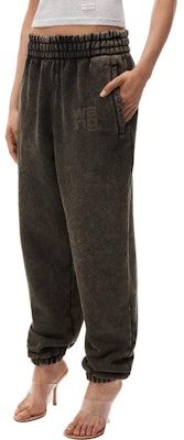 (W) Alexander Wang Celana Jogger Sabuk Elastis Logo Print - Hijau Army. 4CC3234385-305 Purchase (W) Alexander Wang Celana Jogger Sabuk Elastis Logo Print - Hijau Army. 4CC3234385-305