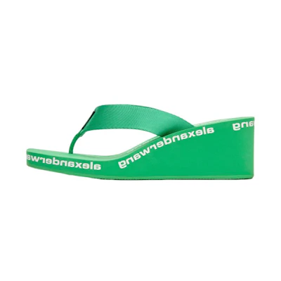 (W) Alexander Wang Wedge Flip Flop 'Island Green'
