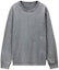 Order (Women) Alexander Wang Grey Logo Embroidered Crewneck Long Sleeve T-Shirt. 4CC32213560-37A