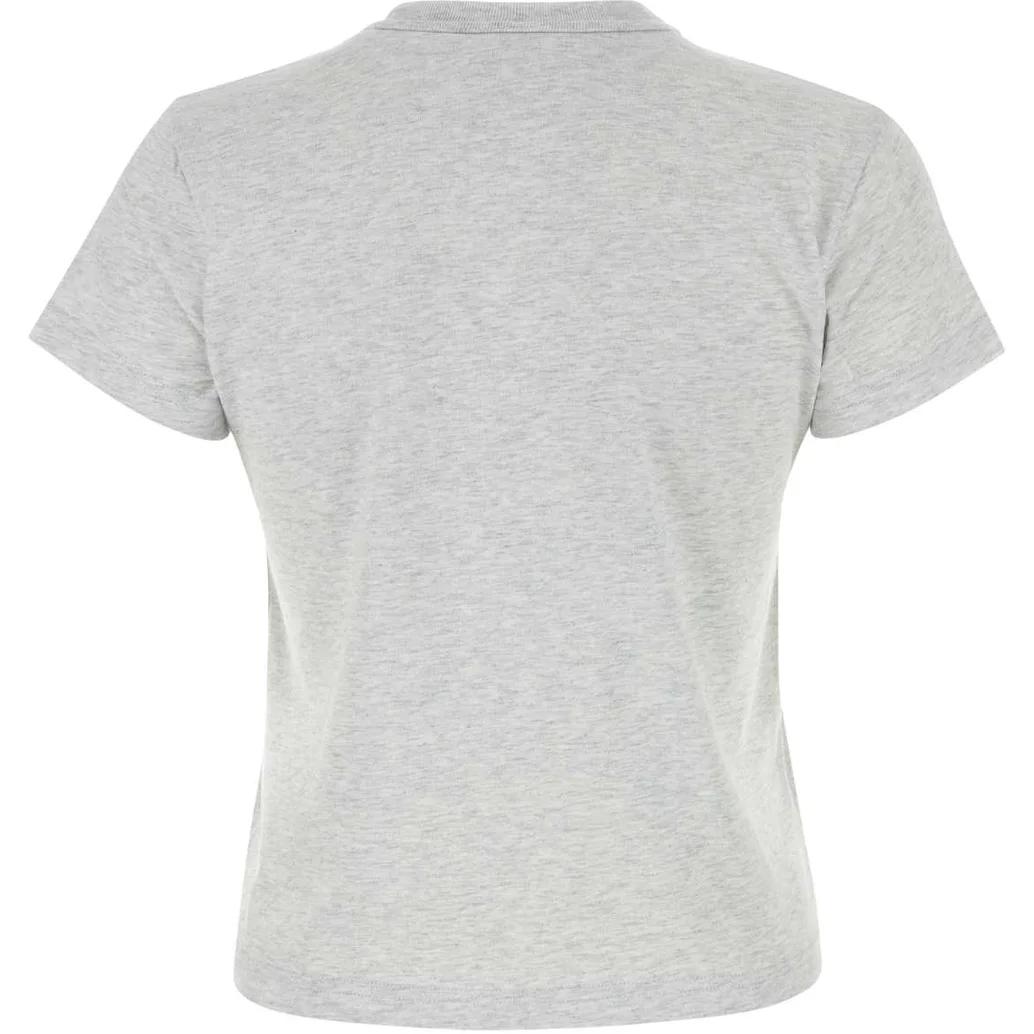 Lookbook (W) 알렉산더 왕 그레이 로고 프린트 크루넥 반팔 티셔츠 4CC3241521-050