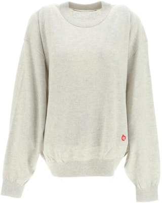 (W) アレキサンダーワン グレー プルオーバー クルーネック セーター カジュアル 長袖 1KC3231062-139 Order (W) アレキサンダーワン グレー プルオーバー クルーネック セーター カジュアル 長袖 1KC3231062-139