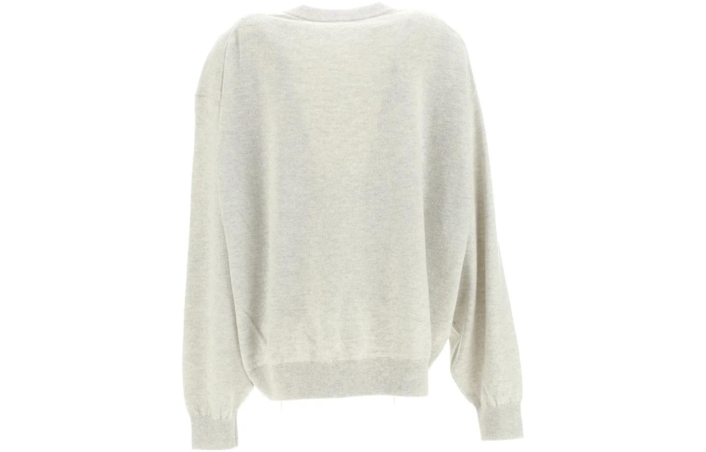 Lookbook (W) アレキサンダーワン グレー プルオーバー クルーネック セーター カジュアル 長袖 1KC3231062-139