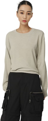 (W) アレキサンダーワン グレー プルオーバー クルーネック セーター カジュアル 長袖 1KC3231062-139 Shop (W) アレキサンダーワン グレー プルオーバー クルーネック セーター カジュアル 長袖 1KC3231062-139