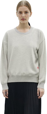 (W) アレキサンダーワン グレー プルオーバー クルーネック セーター カジュアル 長袖 1KC3231062-139 Details for (W) アレキサンダーワン グレー プルオーバー クルーネック セーター カジュアル 長袖 1KC3231062-139