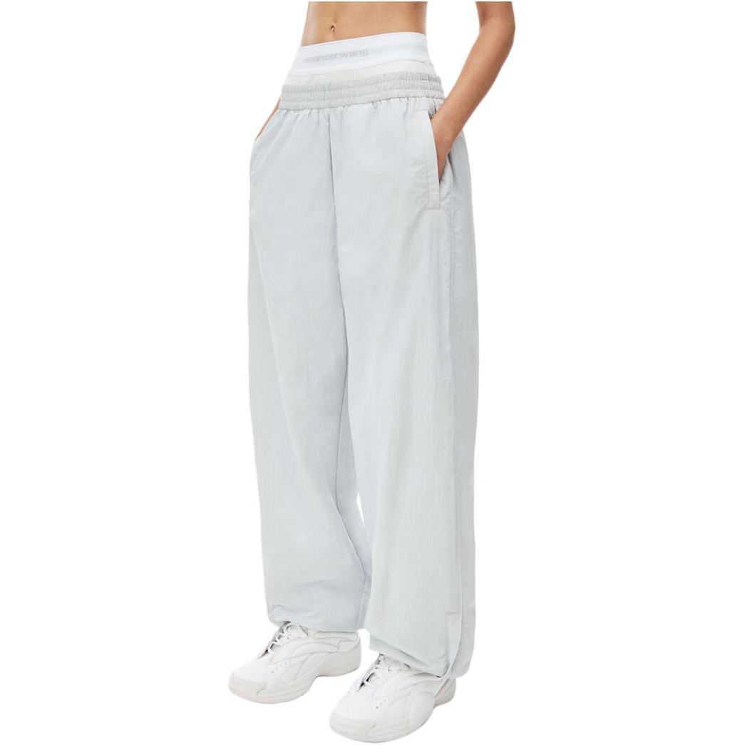 Purchase (Women) Alexander Wang  Grey Solid Jogger Sweatpants with Elastic Waist. 1WC1244661-073