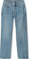(Women) Alexander Wang High-Waisted Straight-Leg Jeans Blue 4DC3234175-473 (Women) Alexander Wang High-Waisted Straight-Leg Jeans Blue 4DC3234175-473