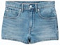 Buy (Women) Alexander Wang High-Waisted Washed Denim Shorts in Vintage Light Indigo. 4DC2234571-486